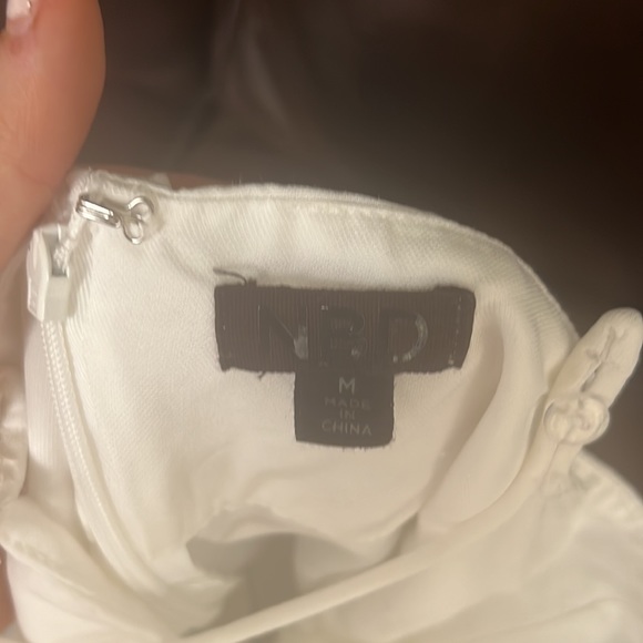 NBD white mini dress- originally purchased on revolve - Picture 3 of 4